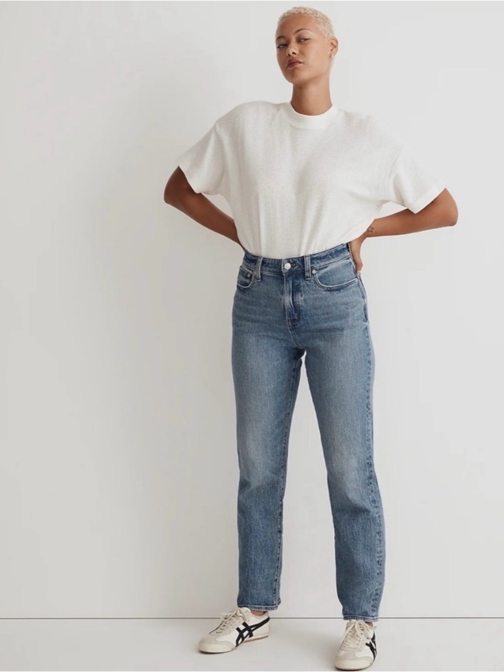 Madewell Curvy '90s Straight Jean in Light Blue Wash Women’s Size 27 - Picture 2 of 15